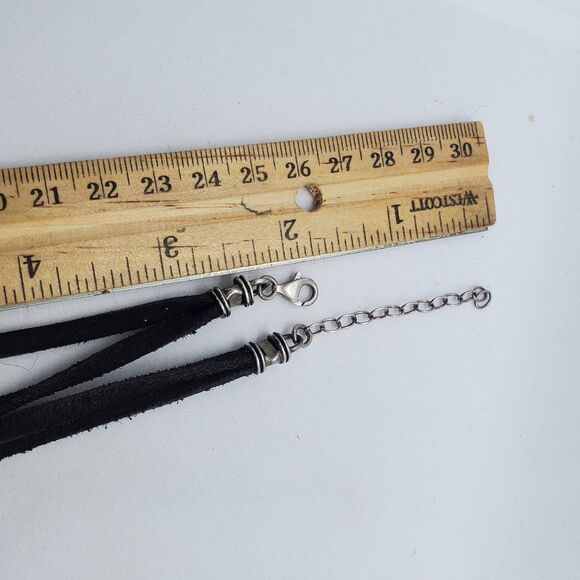 EXEX Claudia Agudelo Petrified Wood Pendant Necklace Sterling Silver - Picture 4 of 5